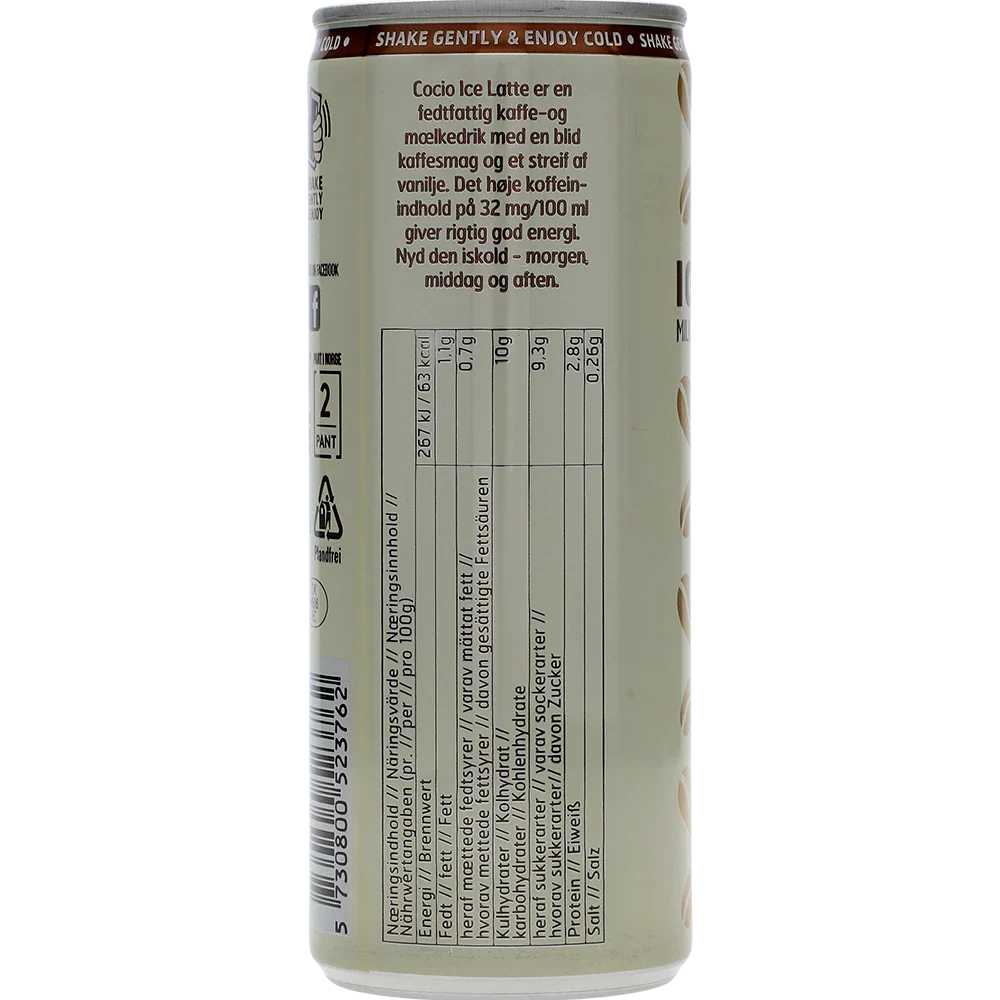 Cocio Ice Latte Milk - Vanilla