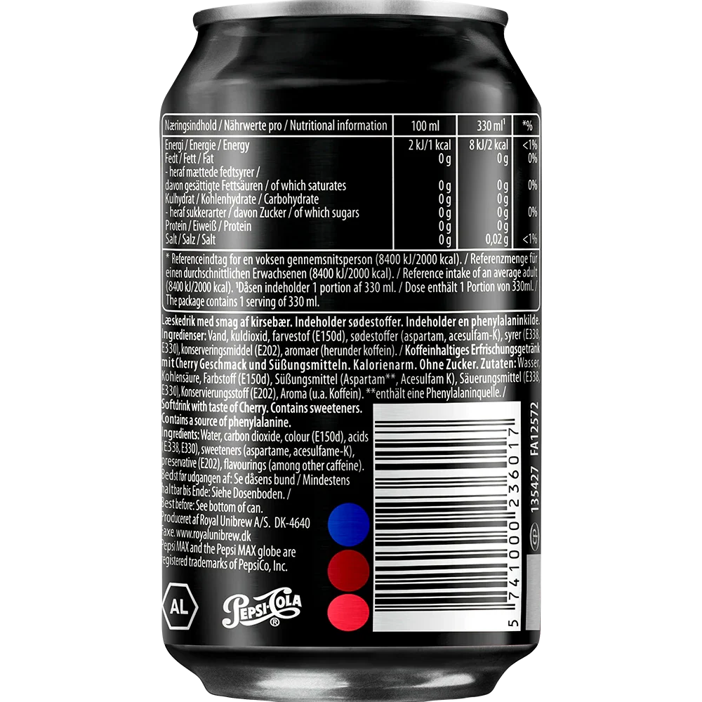Pepsi Max Cherry