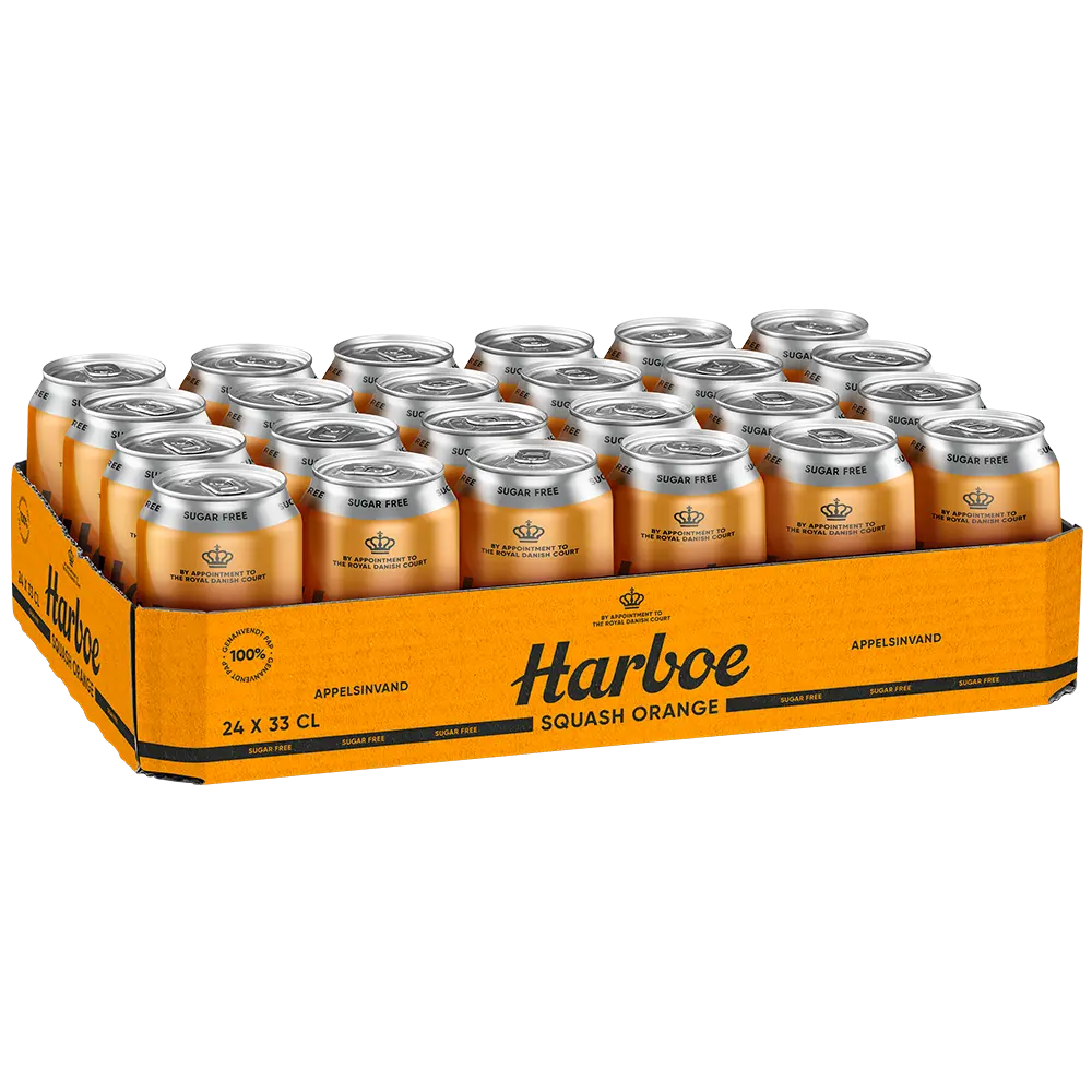 Harboe Squash Orange 0% Sugar
