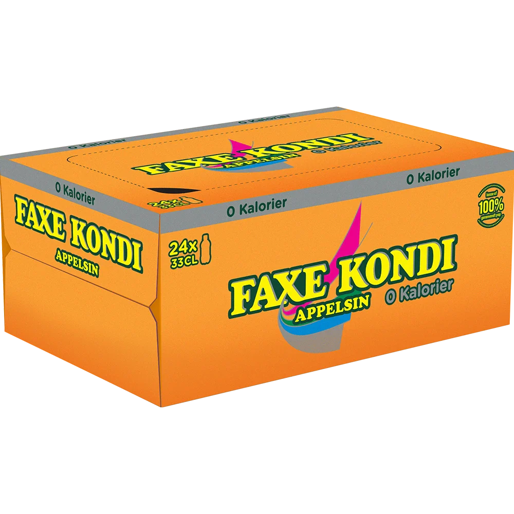 Faxe Kondi Appelsin 0 kalorier PET