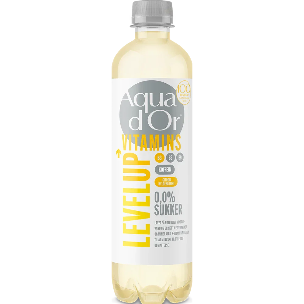 Aqua d´Or Vitamins Levelup Citron/Hyldeblomst