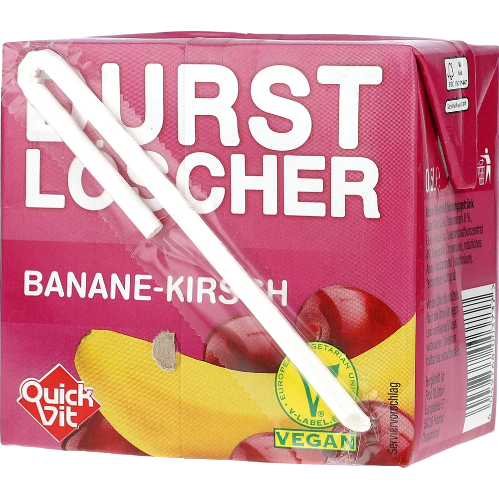 QV Durstlöscher Banane-Sauerkirsch