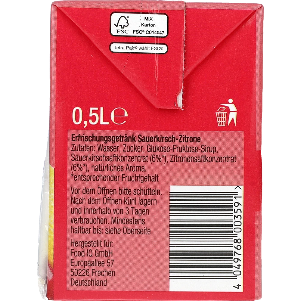 QV Durstlöscher Sauerkirsch-Zitrone