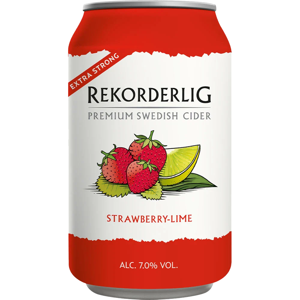 Rekorderlig Jordbær-Lime