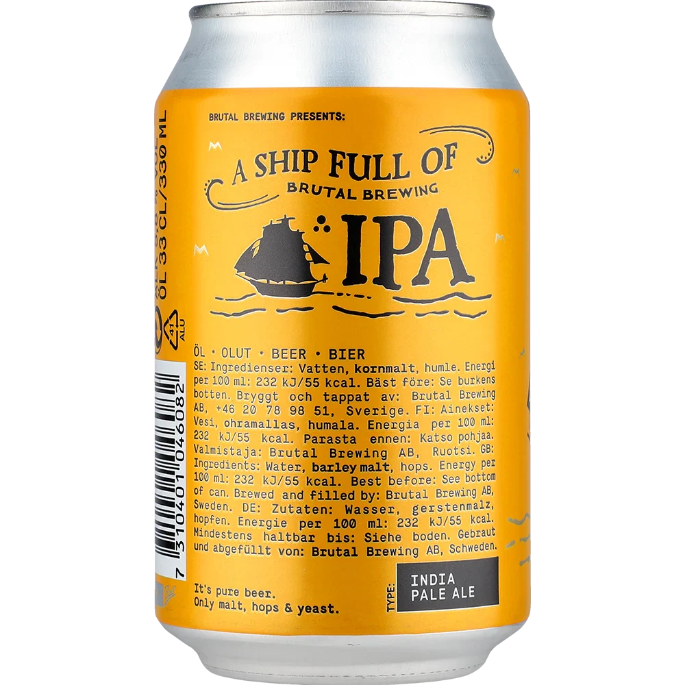 Brutal Brewing Ett skepp fullt med IPA