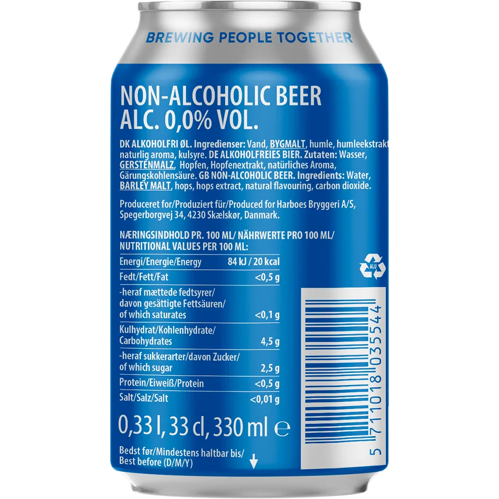 Harboe Pils 0,0%