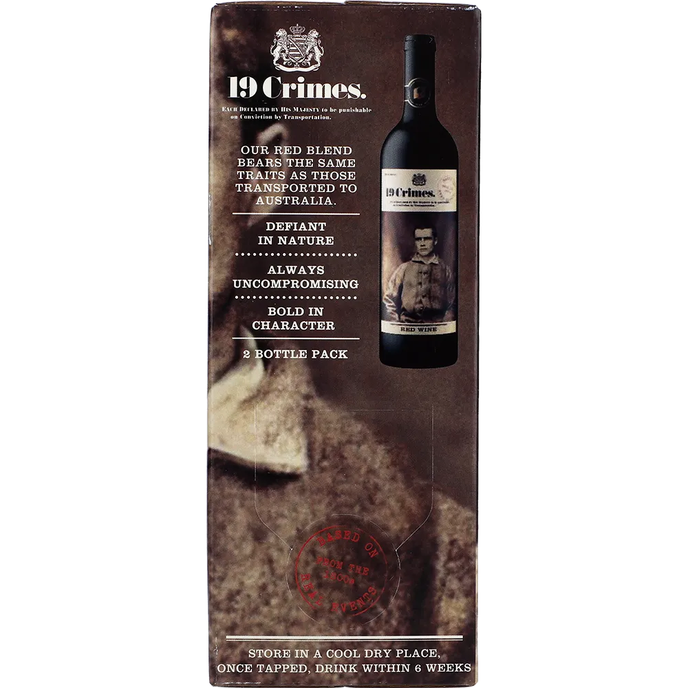 19 Crimes Rött Vin
