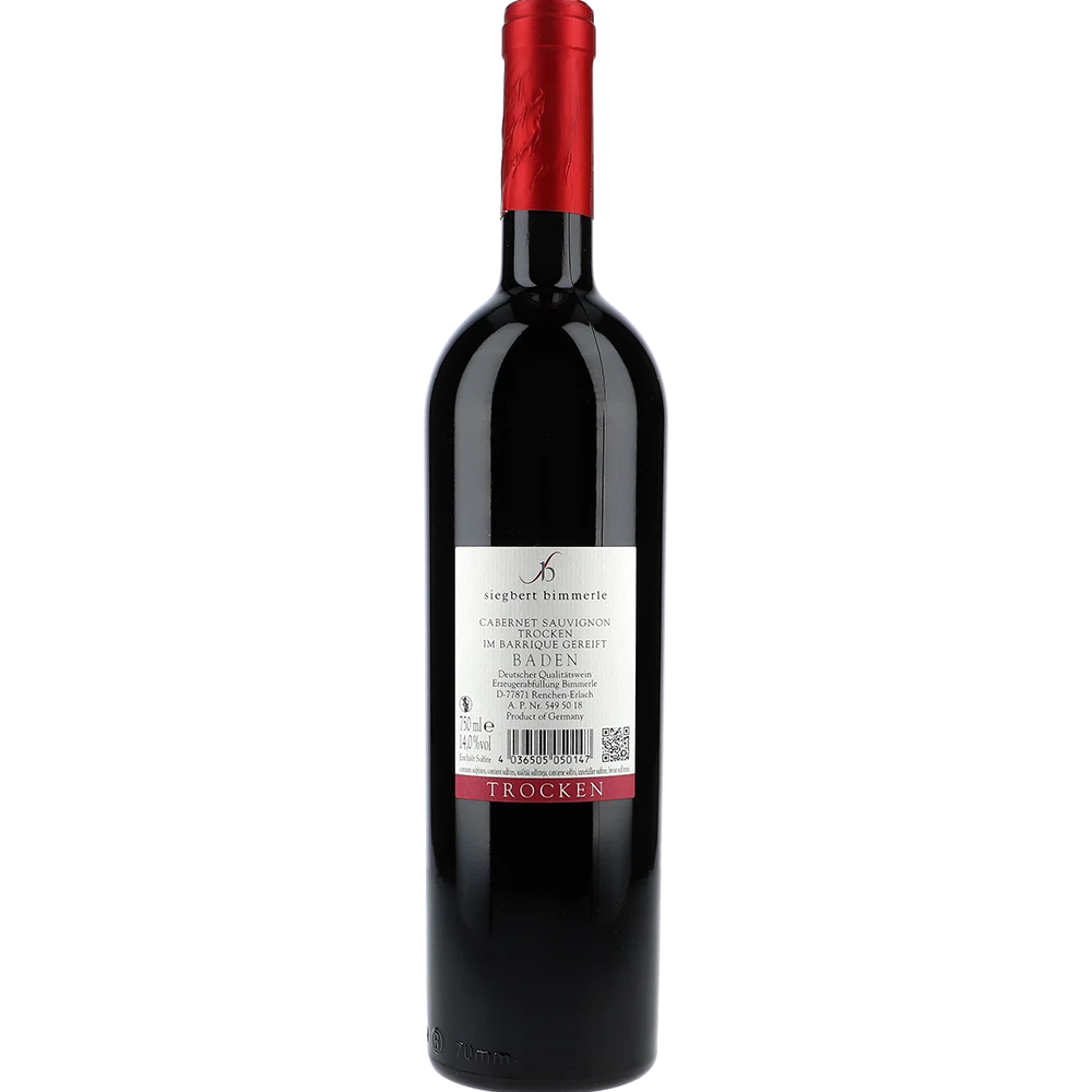 S. Bimmerle Cabernet Sauv. QbA tr.