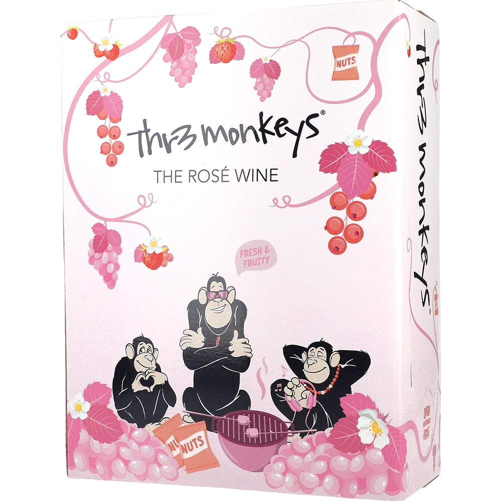 Thr3 Monkeys Rosé