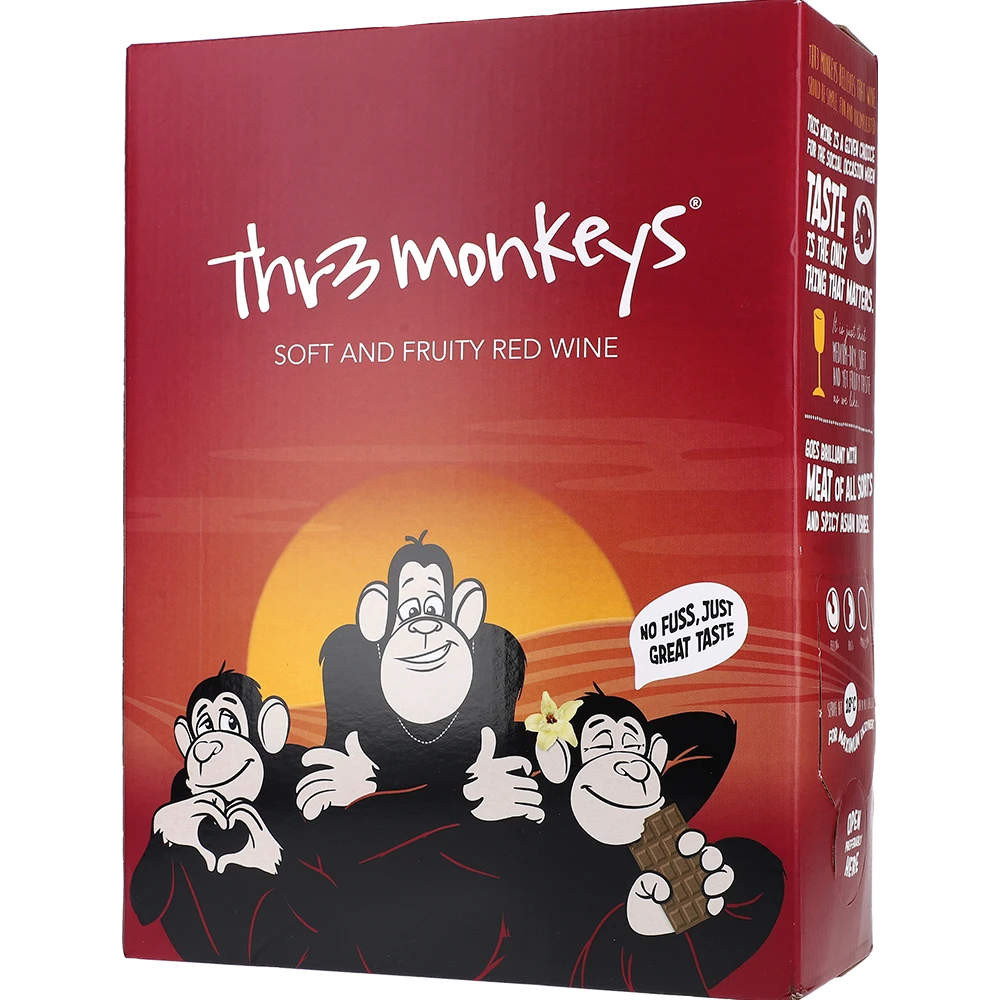Thr3 Monkeys Red