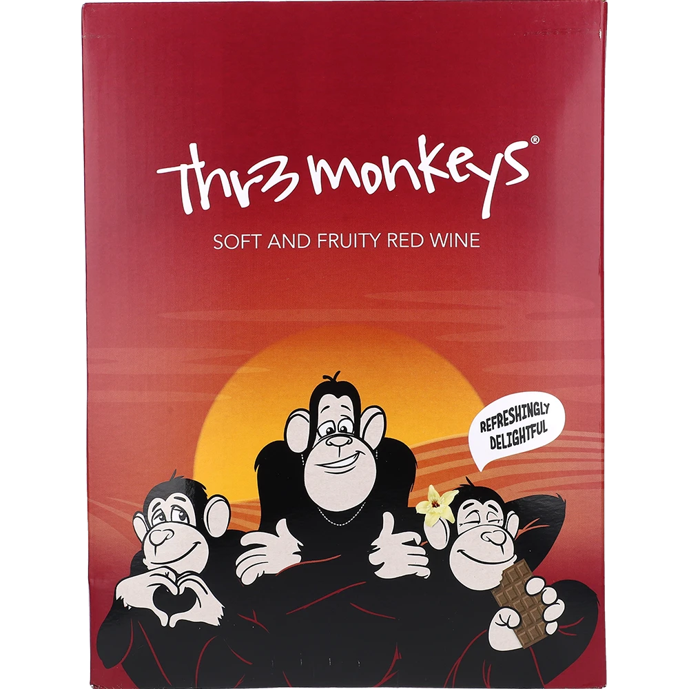 Thr3 Monkeys Red
