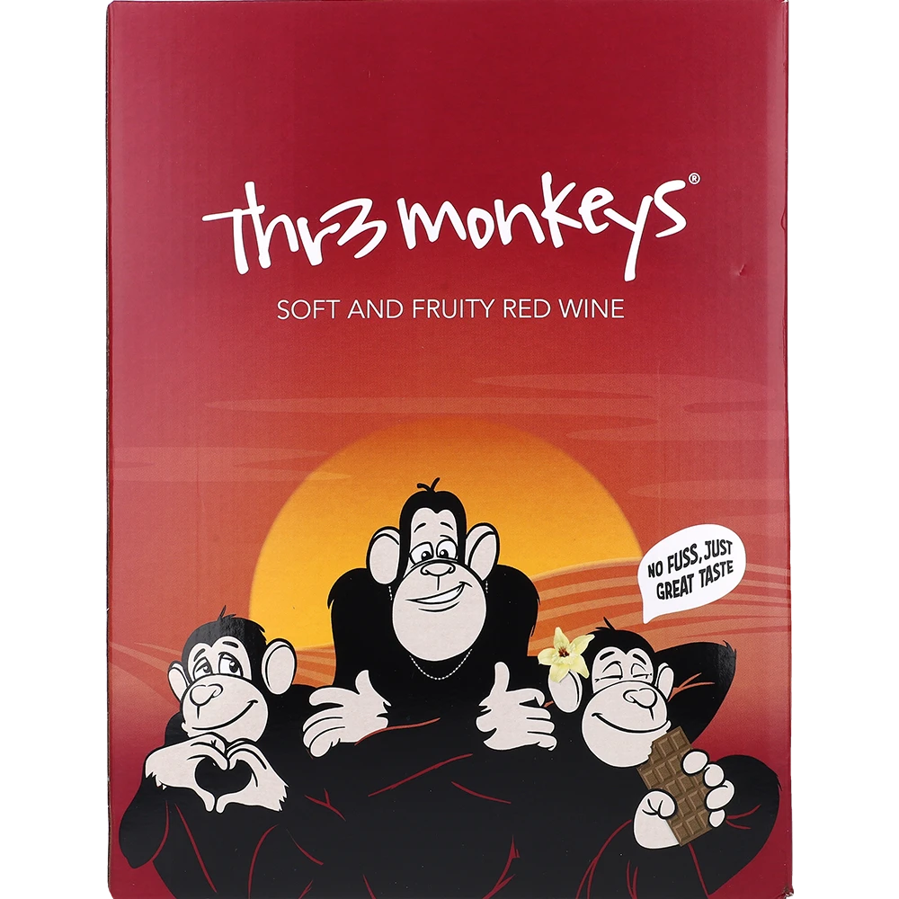 Thr3 Monkeys Red