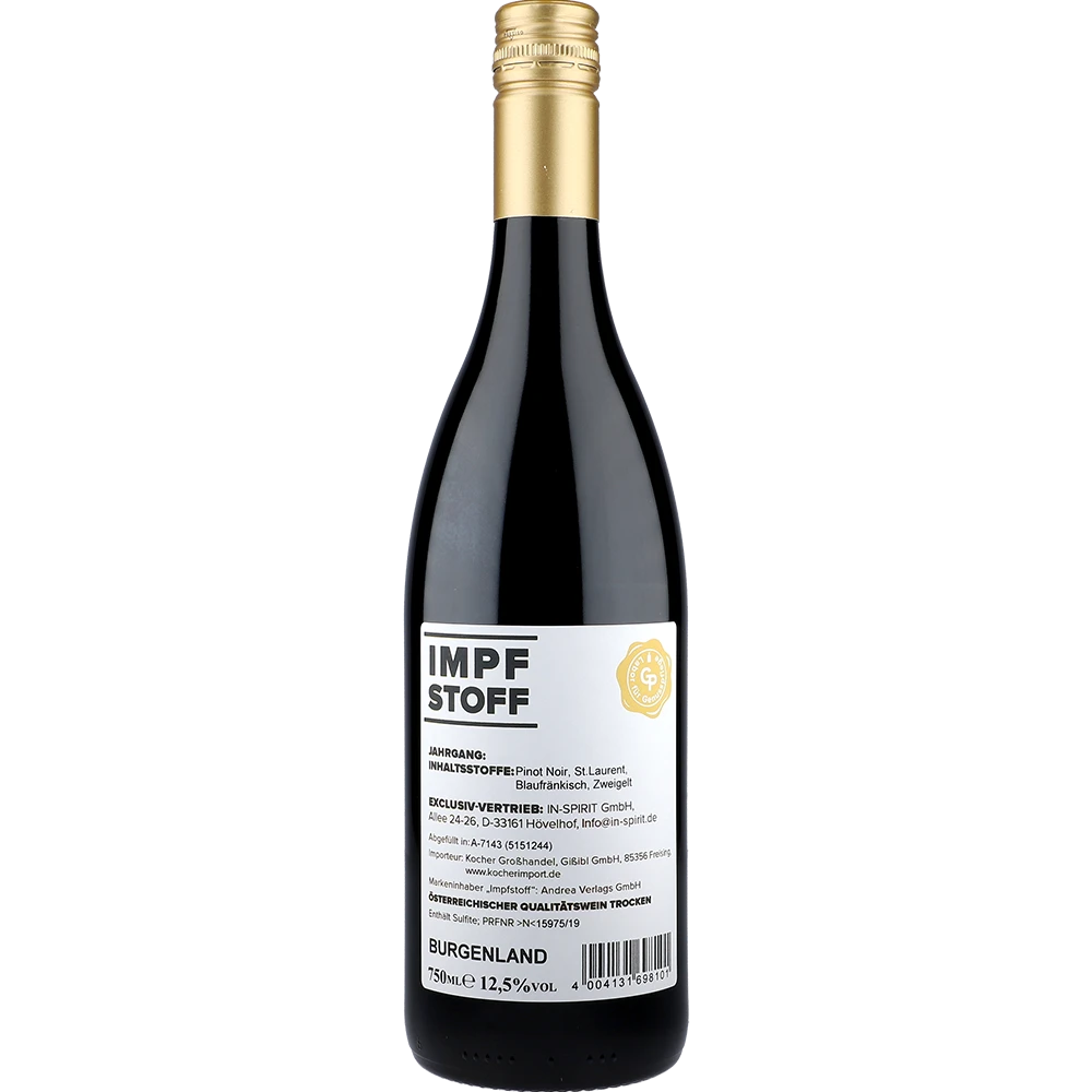 Impfstoff Reserve Rotwein