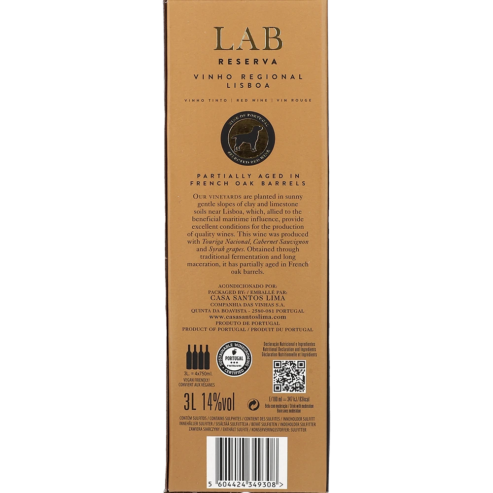 LAB Touriga Nacional Cabernet Sauvignon Syrah