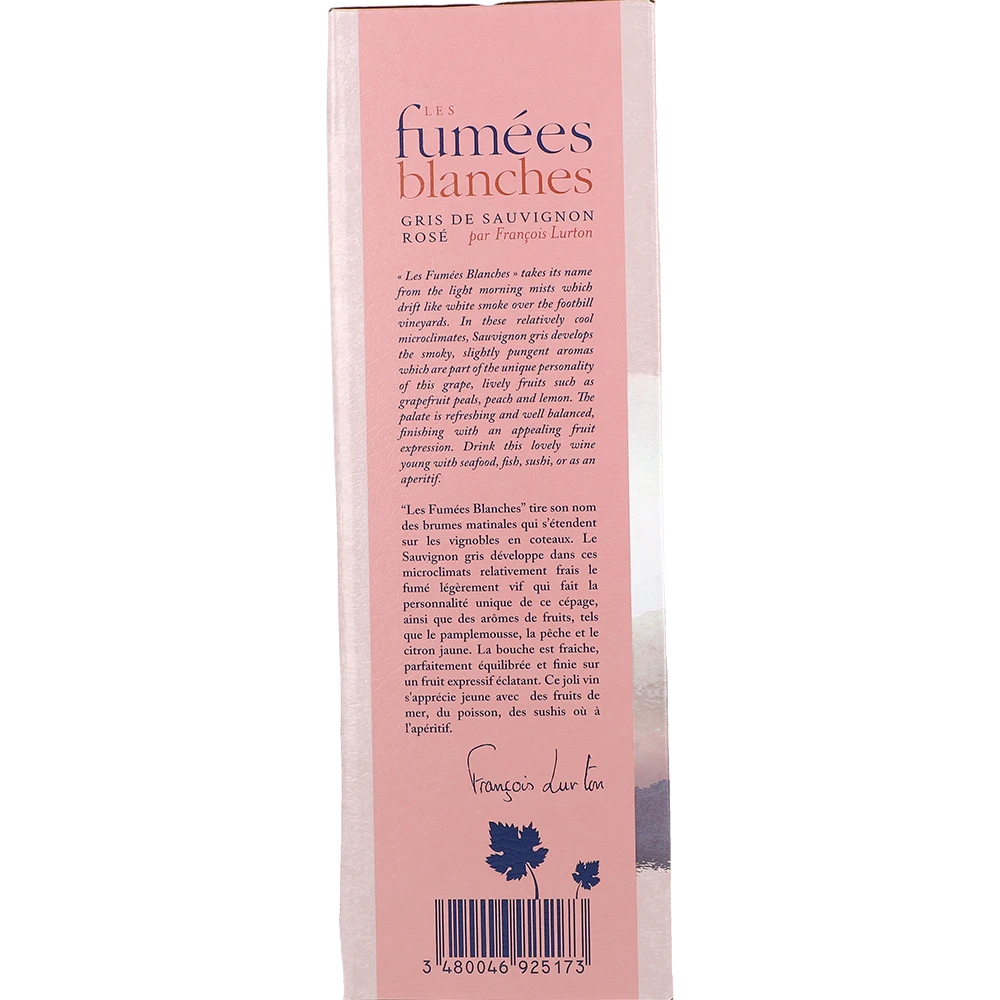 François Lurton Les Fumées Blanches Rosé GrisDeSau