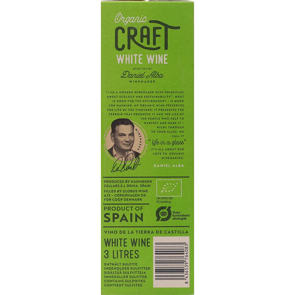 Organic Craft White Wine