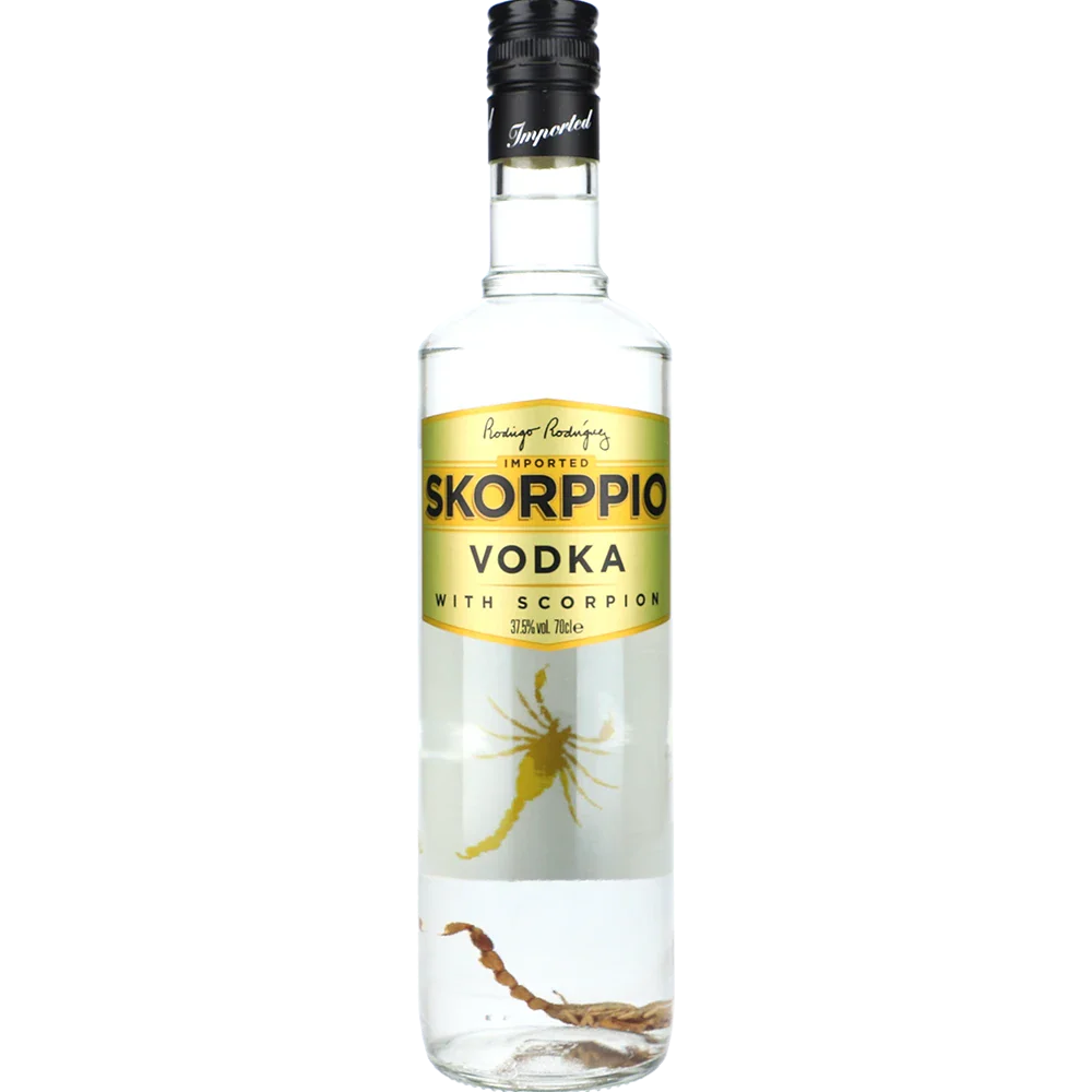 Skorppio Vodka with Scorpion