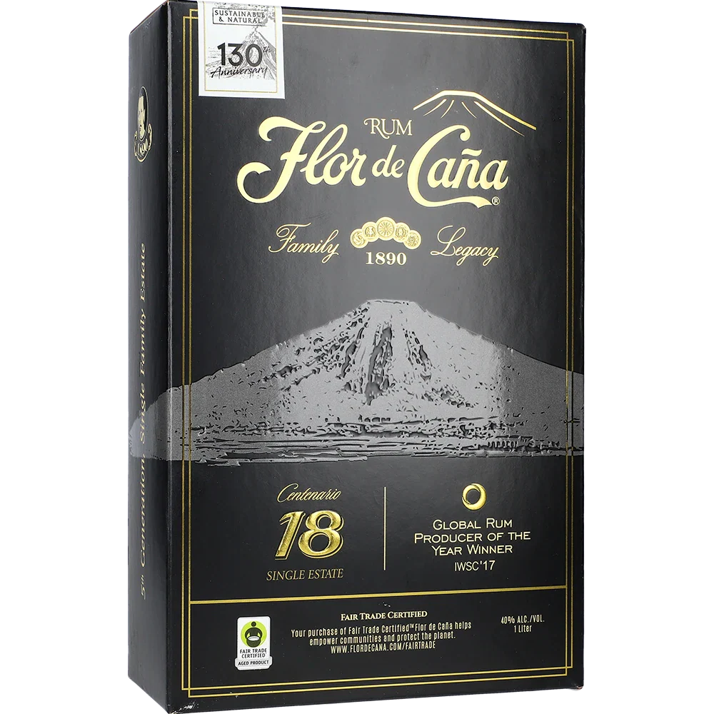 Flor de Caña Centenario Gold 18 år
