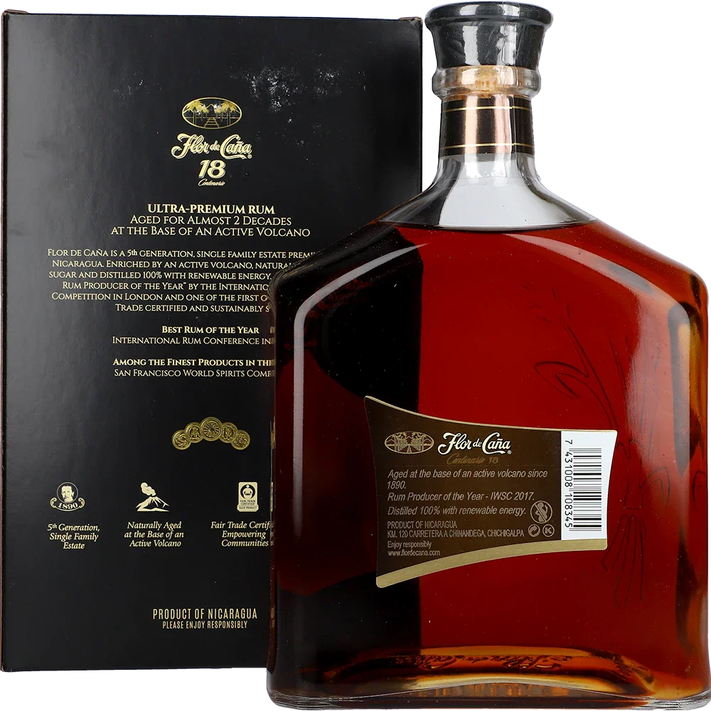 Flor de Caña Centenario Gold 18 år