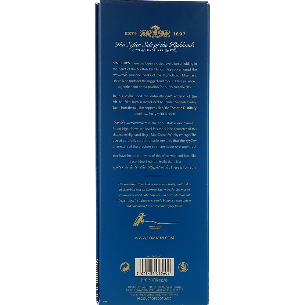 Tomatin Bourbon & Sherry Casks 8 år