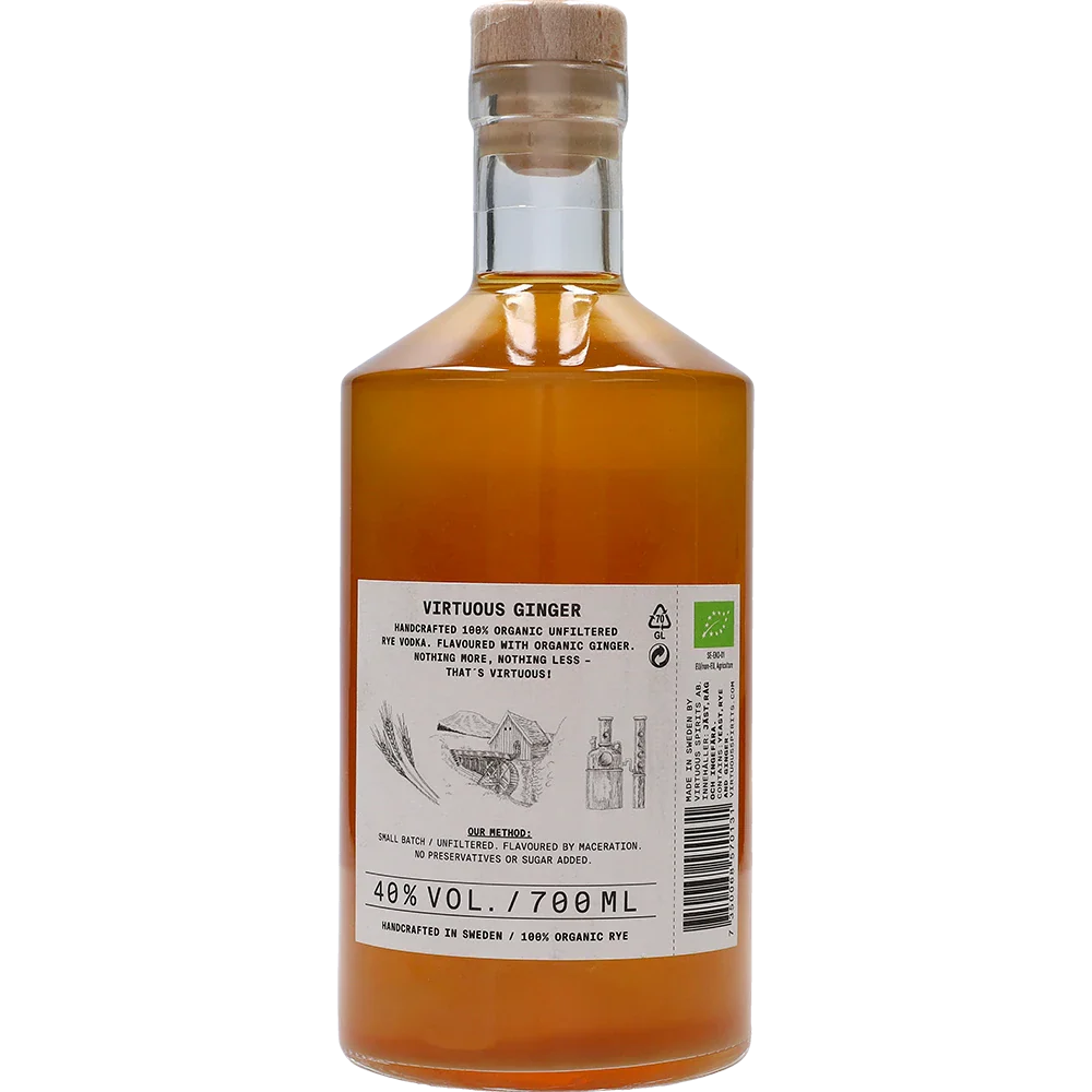 Virtuous by Nature Ginger Vodka