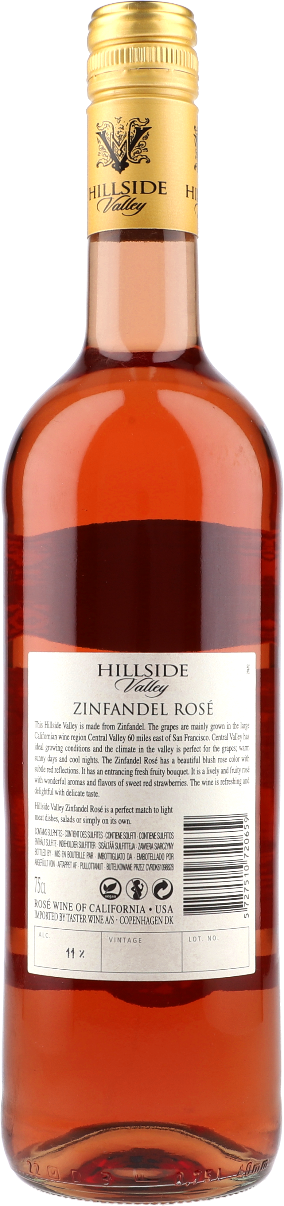Hillside Valley Rose Zinfandel