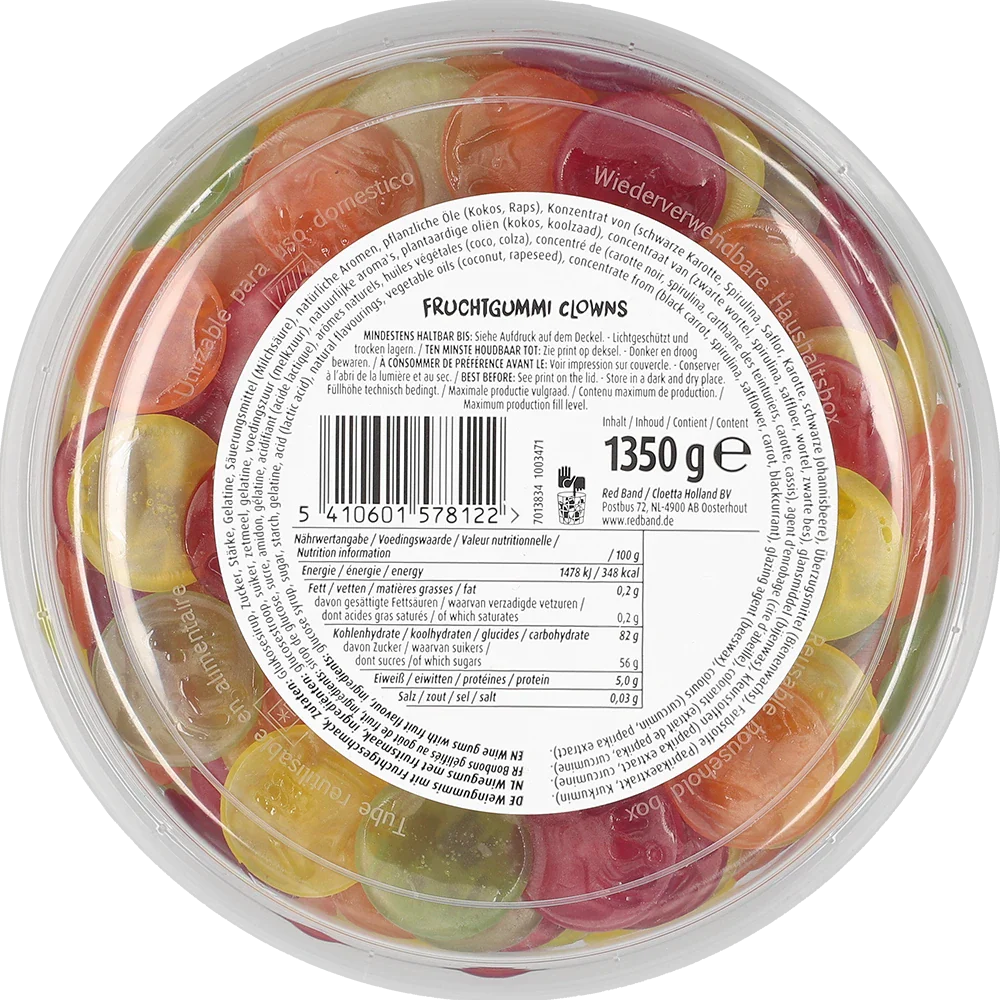 Red Band Frugtgummi Klovne