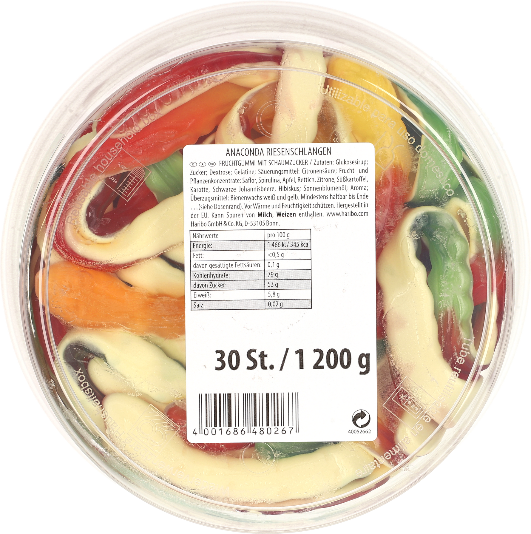 Haribo DE Kæmpeslanger