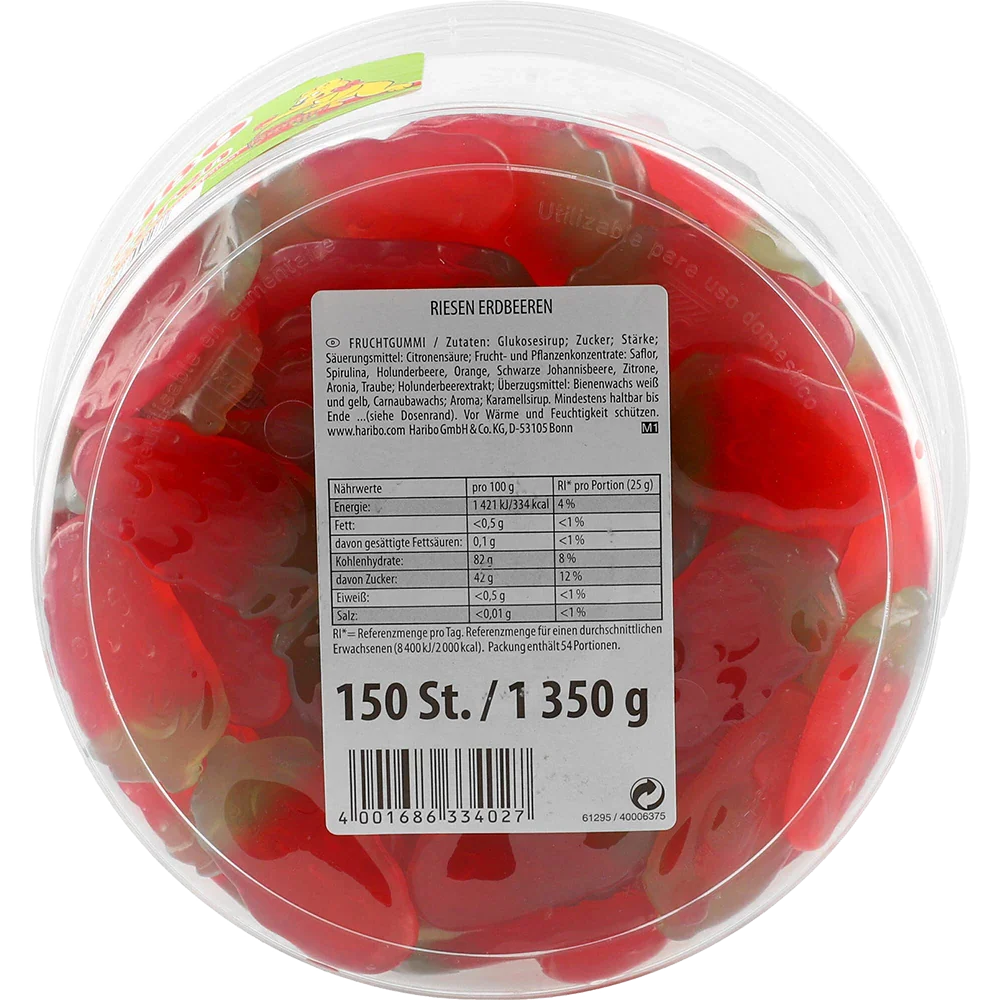 Haribo DE Kæmpe Jordbær