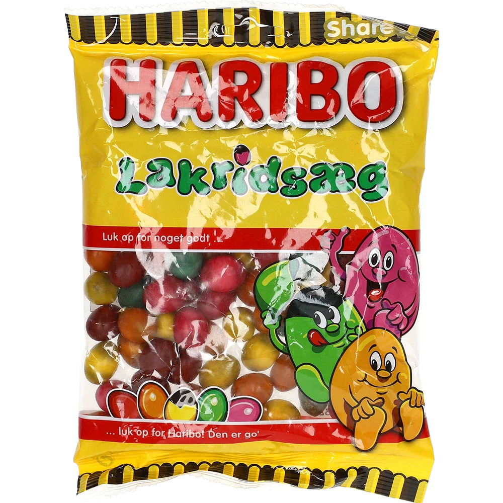 Haribo DK Licorice Eggs