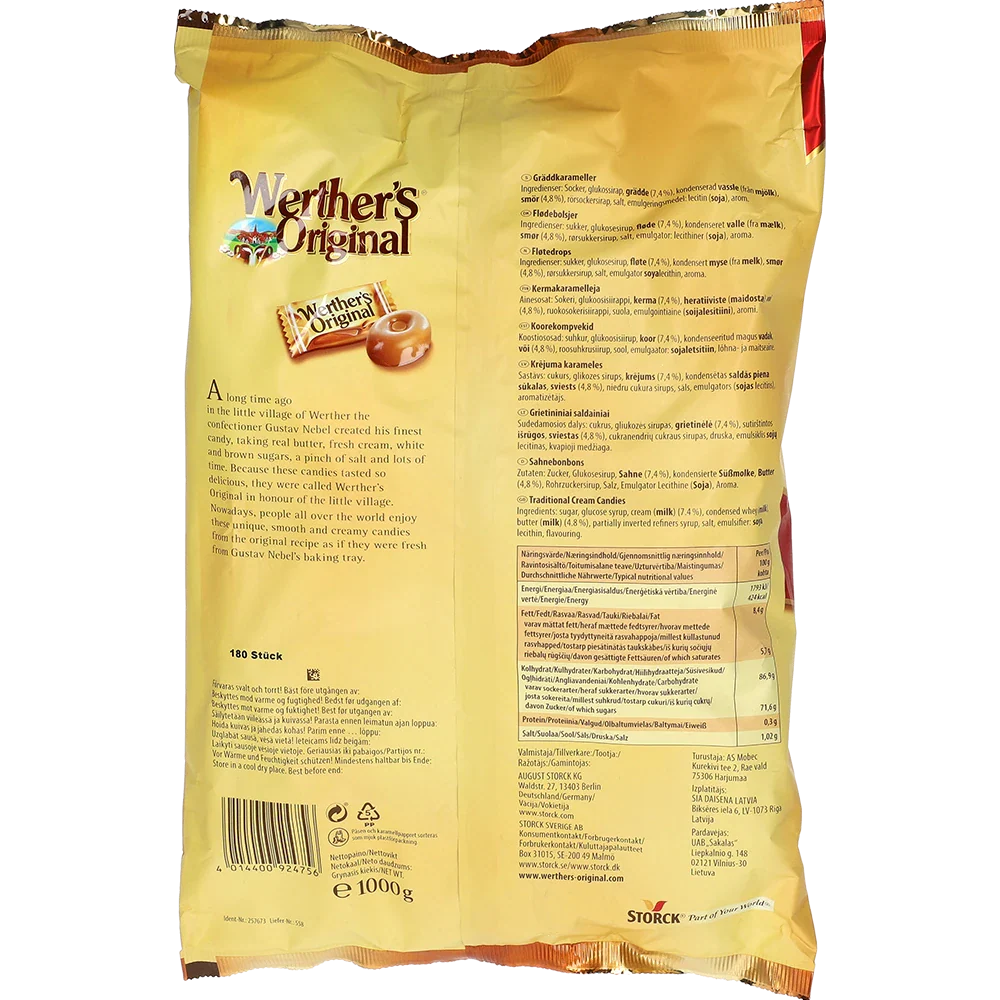 Storck Werther's Original Cream Candy