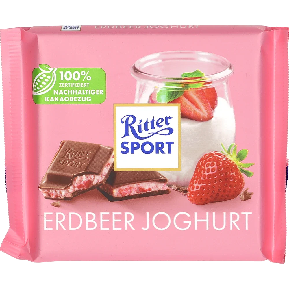 Ritter Sport BV Jordgubb Yoghurt