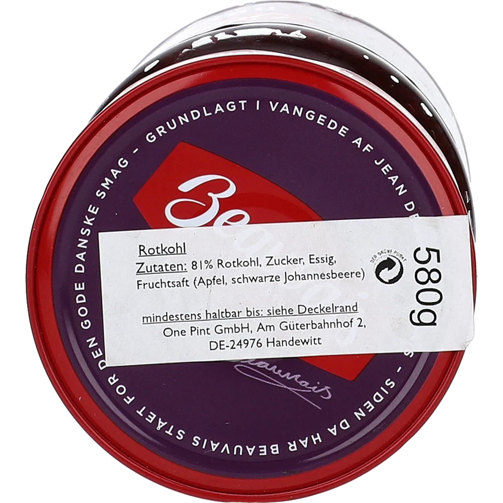 Beauvais Rotkohl