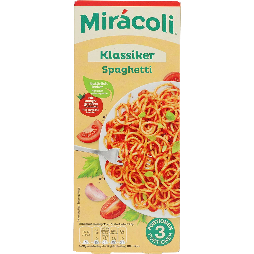 Kraft Miracoli Spaghetti m. Tomatsauce