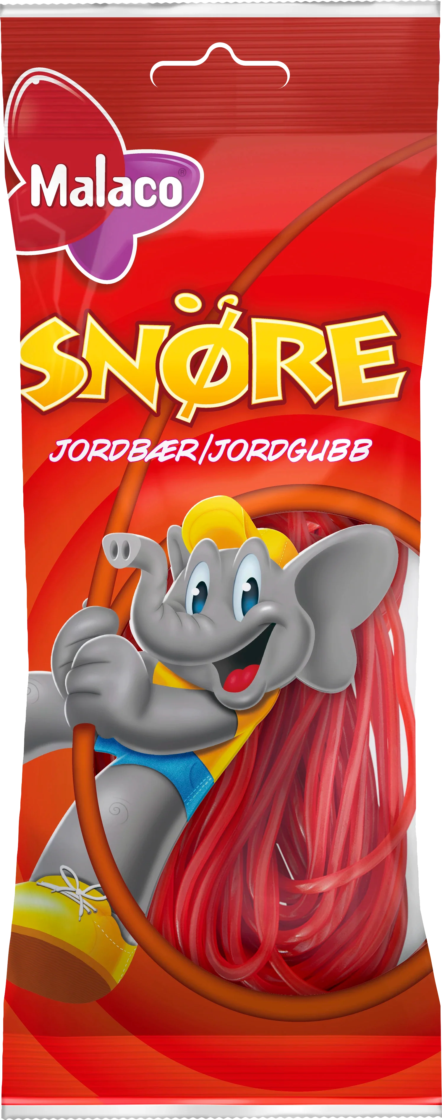 Malaco Snöre Jordgubb