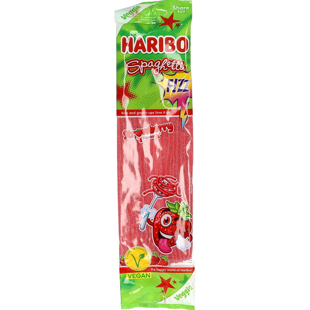 Haribo DE Spaghetti Jordbær