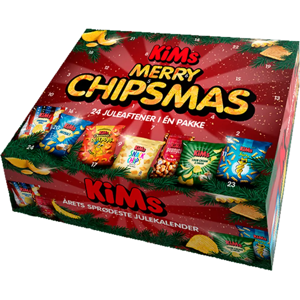 God Jul Chipsmas Kims Jul Adventskalender
