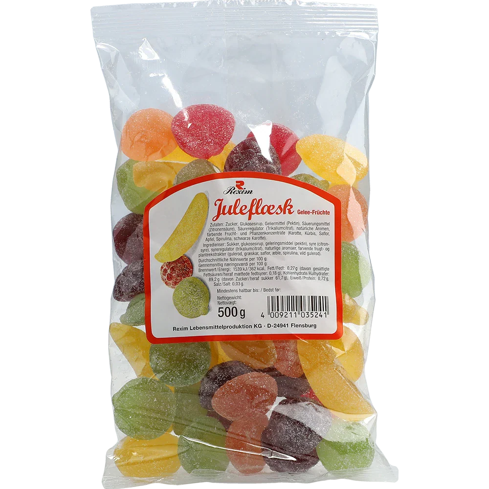 Rexim Juleflaesk Gelee-Früchte