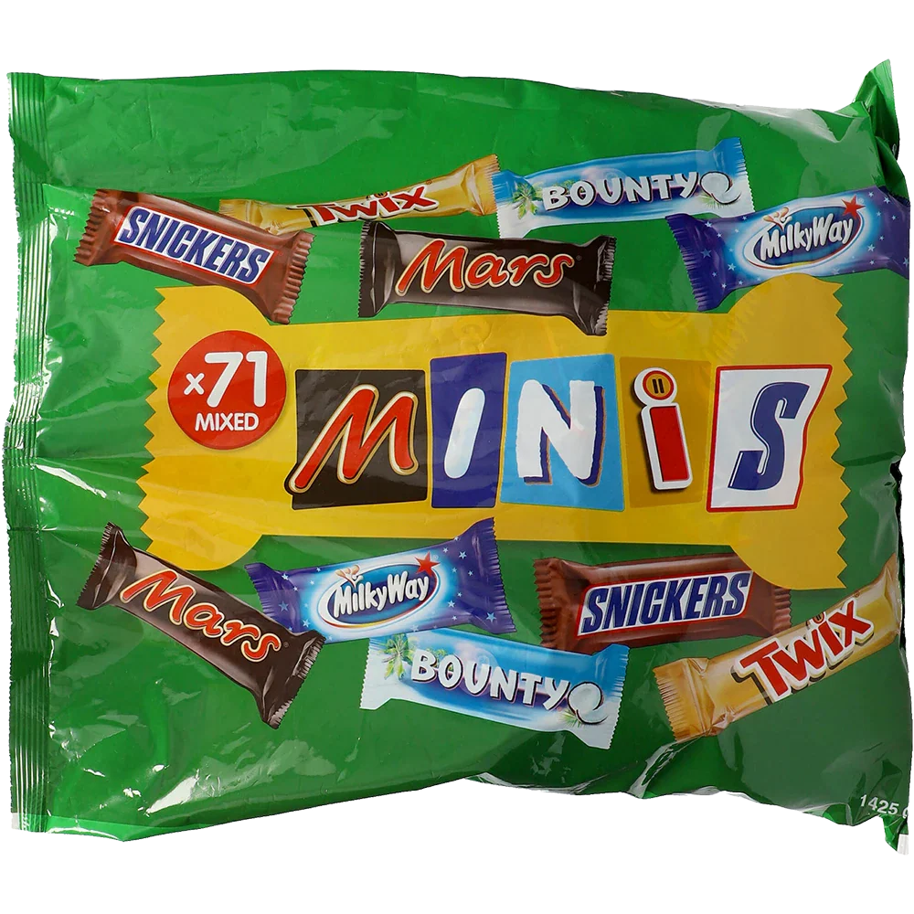 Mars Mixed Minis x 71 blandade