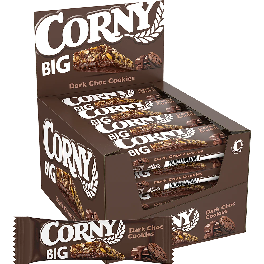 Corny Big Mørke Chokoladecookies