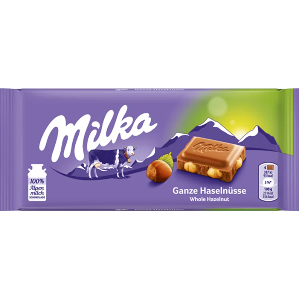 Mondelez Milka Tafel Ganze Haselnüsse