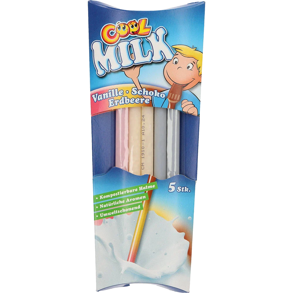 Cool Milchtrinkhalme 3-fach