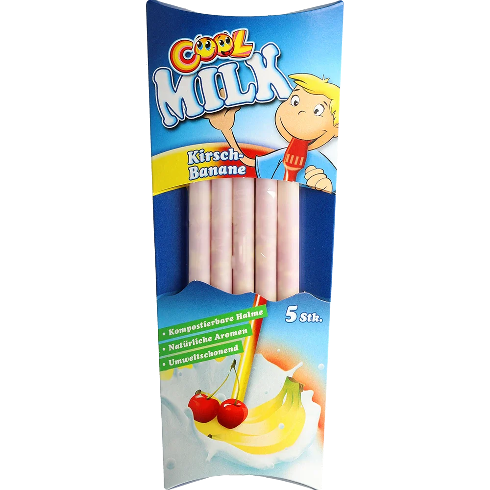 Kalla mjölksugrör Körsbär-Banan