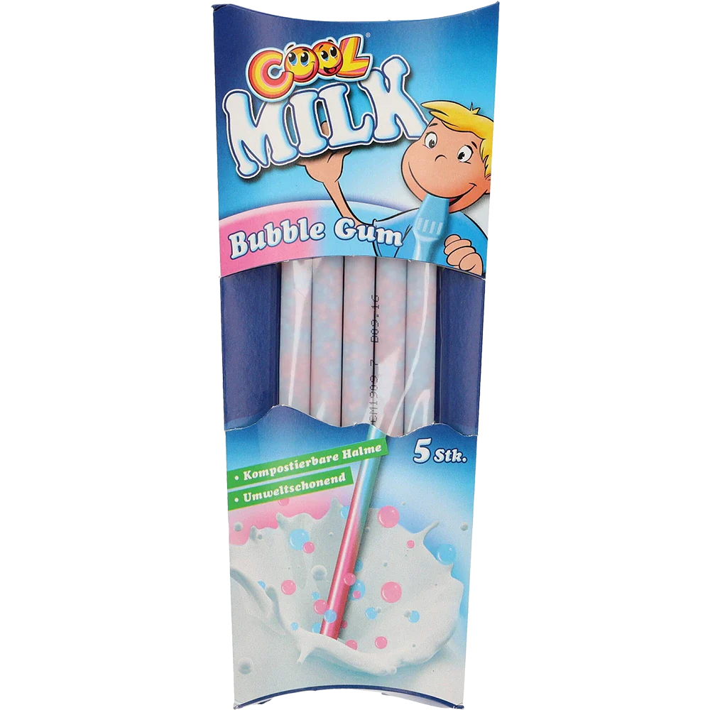 Cool Mælkedrikkerør Bubble Gum