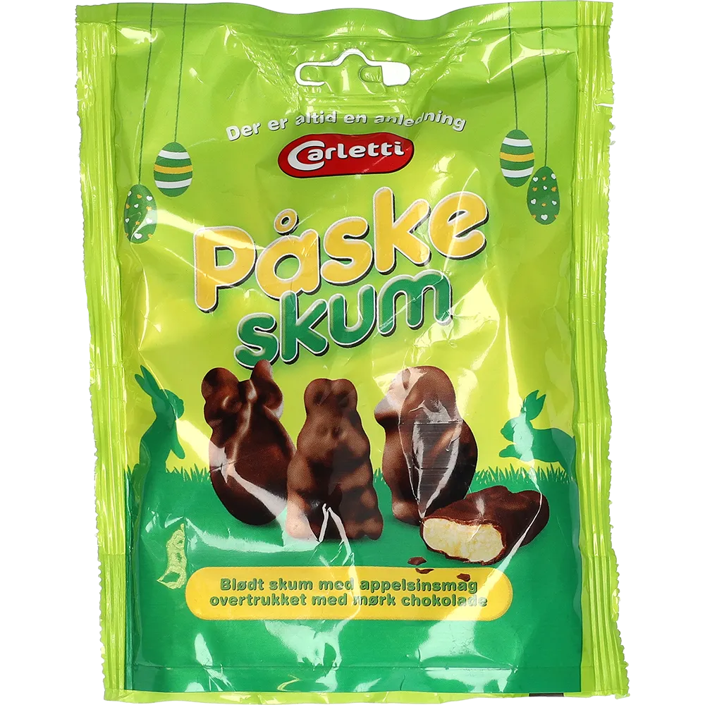 Carletti Påskeskum Apelsin med mörk kakao