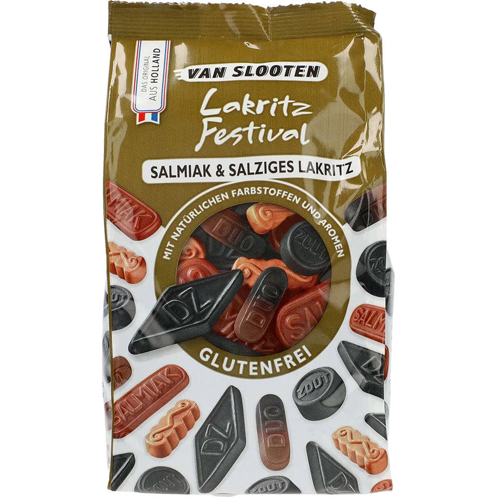 Van Slooten Festival Salmiak&salzLakritz glutenfr