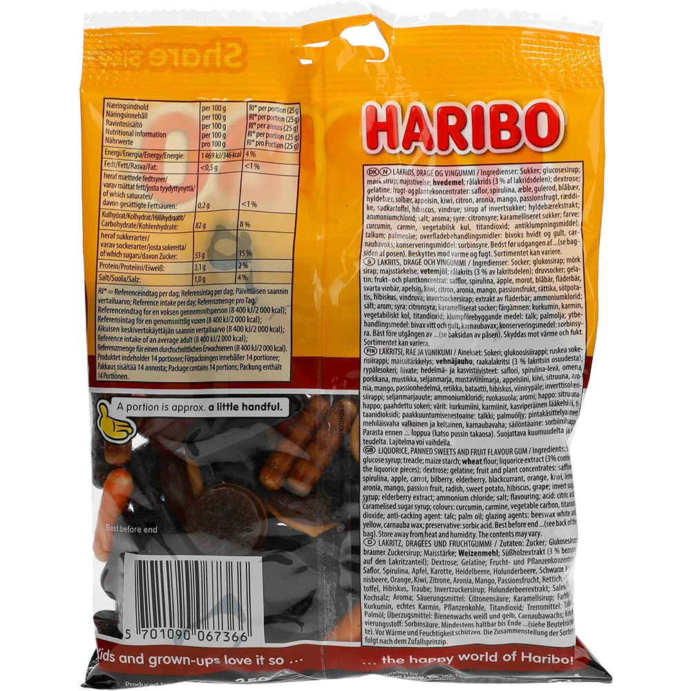 Haribo DK Matador Mix Mørk
