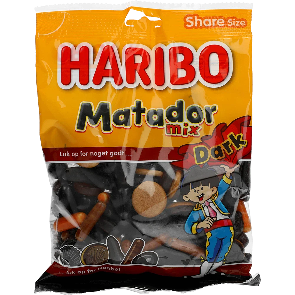 Haribo DK Matador Mix Mørk