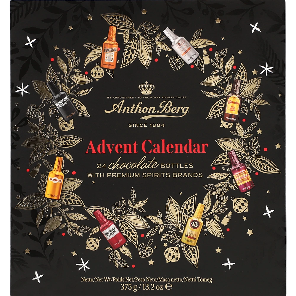 Anthon Berg Likørflaske Julekalender