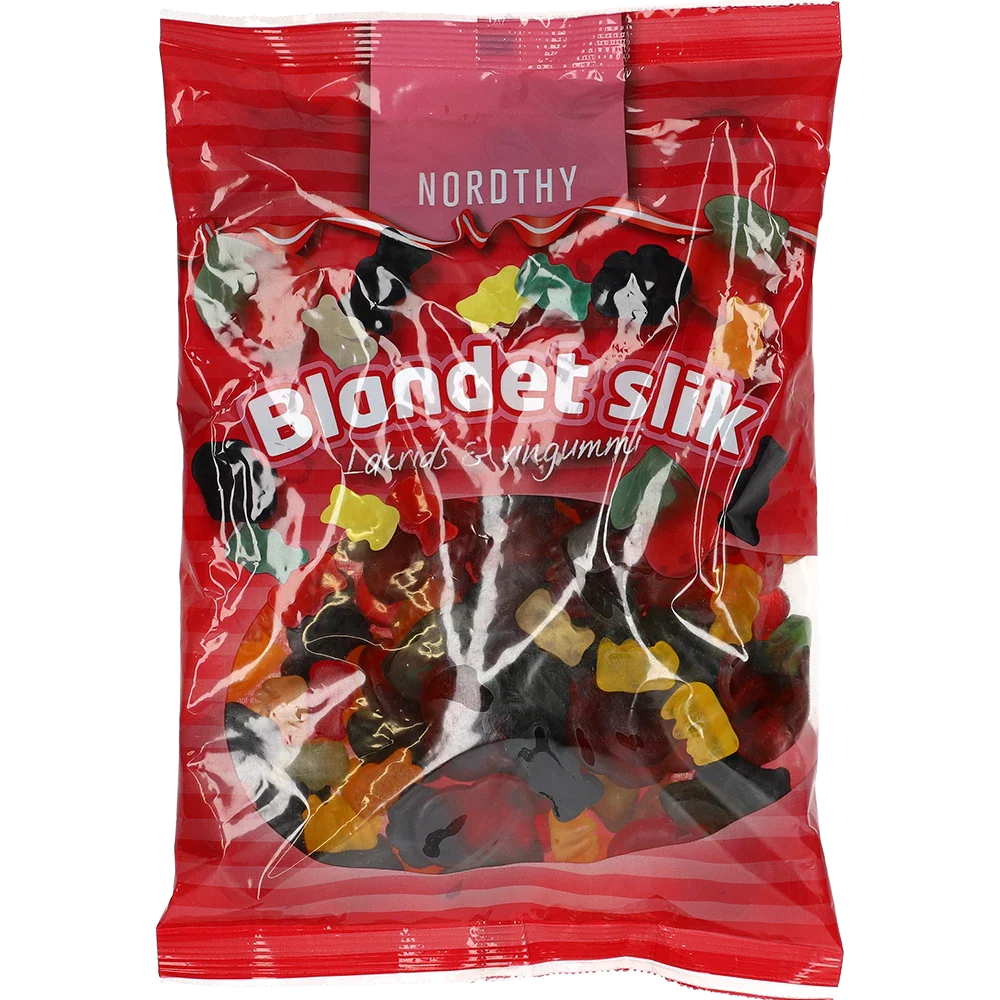 Nordthy Blandet Slik Lakrids & Vingummi, 900g